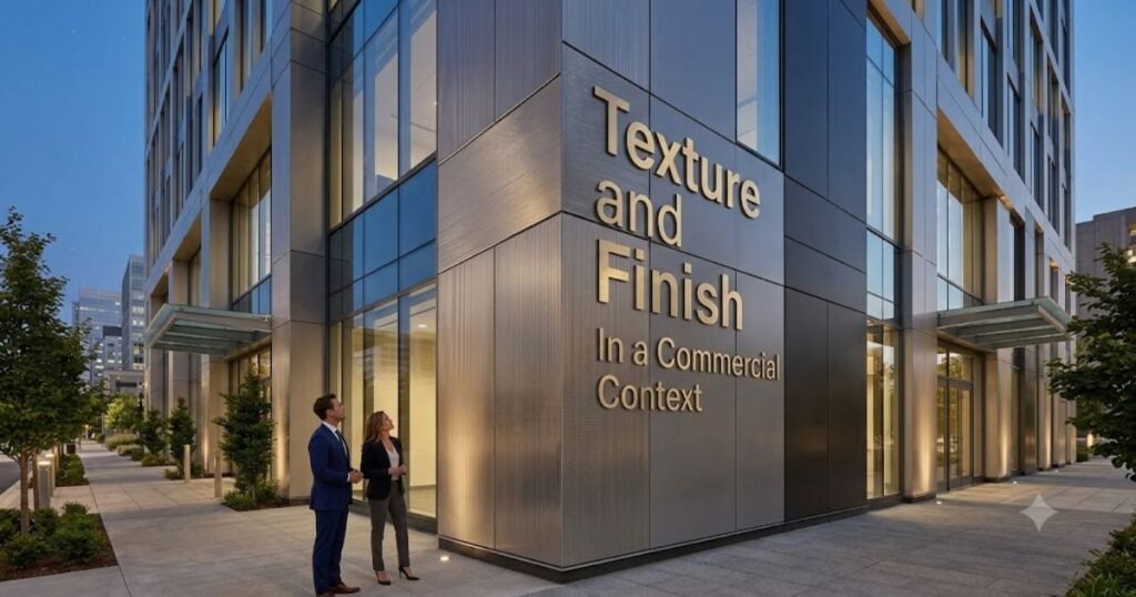 Texture and Finish in Commercial Context