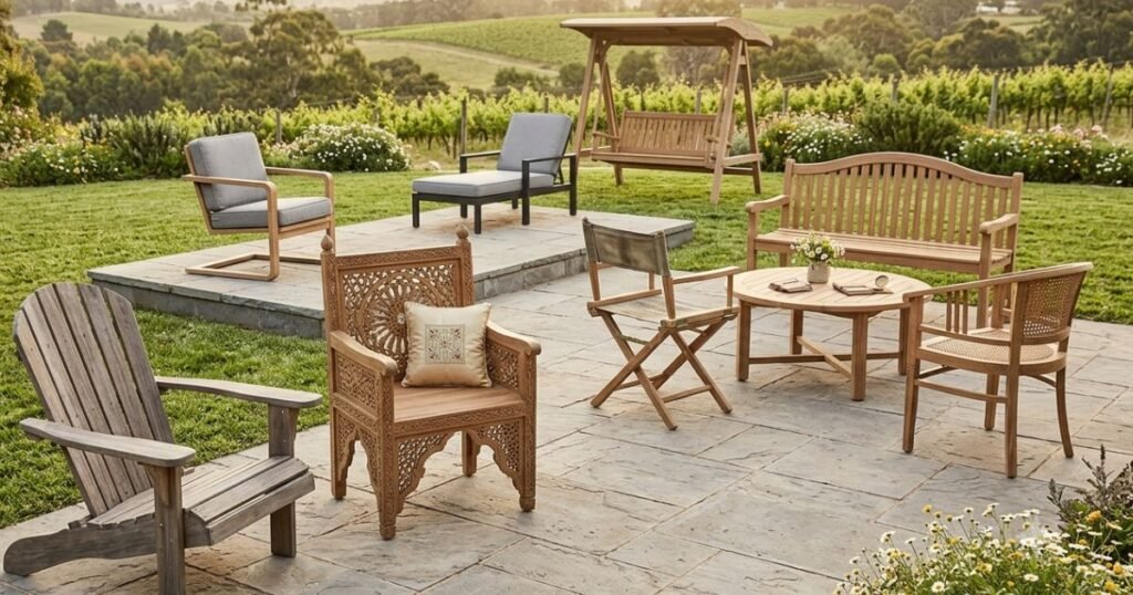Teak Outdoor Chairs Design Variations