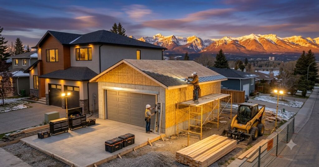 garage building in Calgary