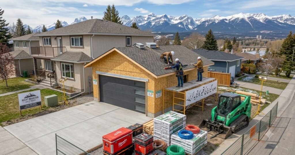 garage building in Calgary