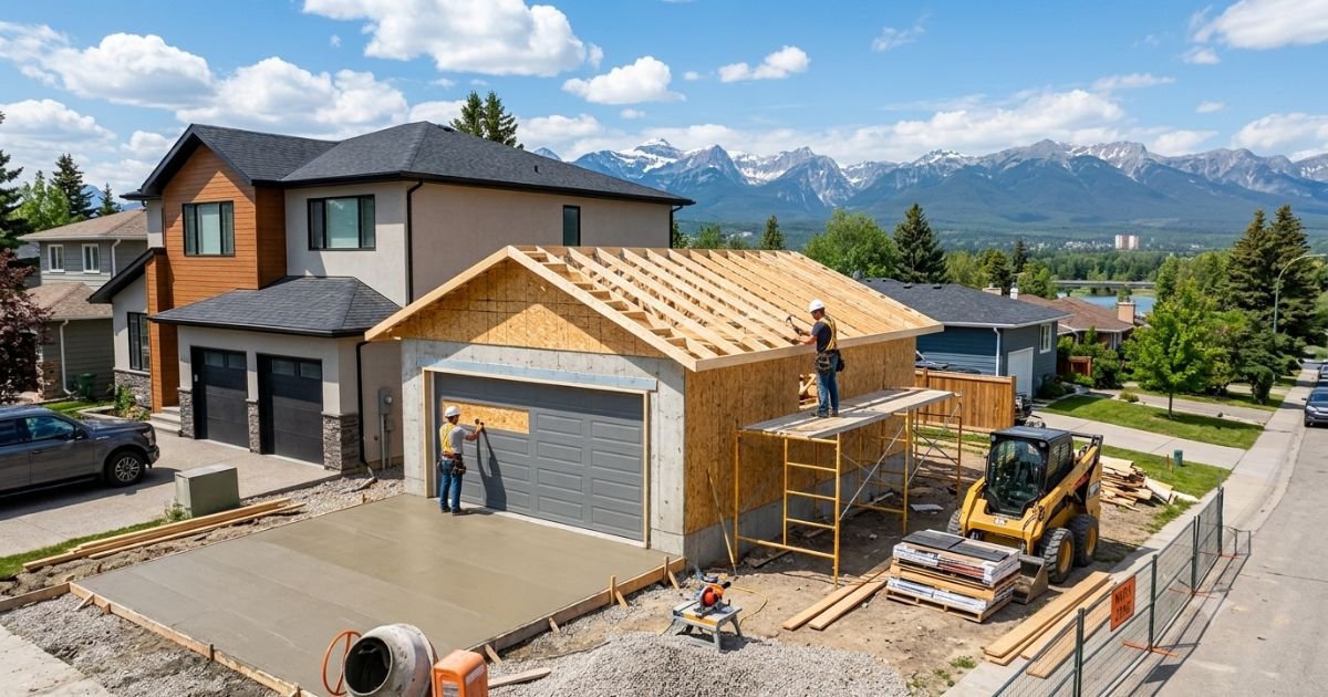Garage Building in Calgary