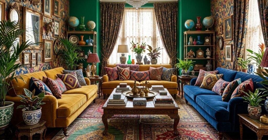 Maximalist interior design