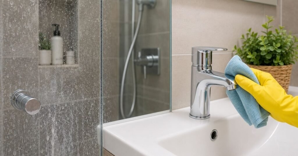 3. Prevents Soap Scum and Limescale From Becoming Stubborn
