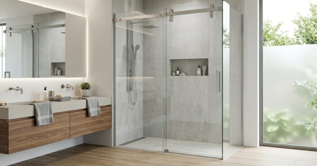 Bypass Shower Doors Frameless