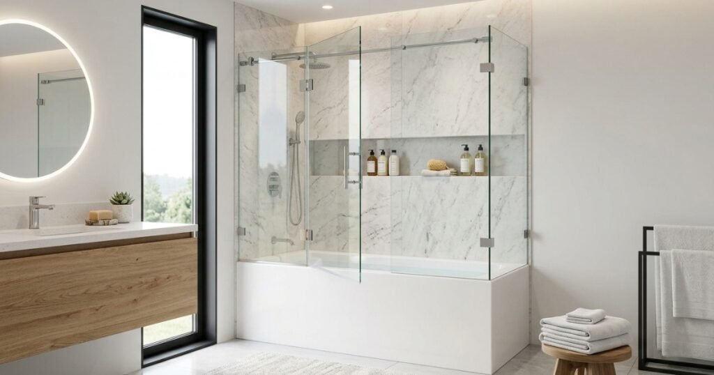 Glass bathroom Shower Enclosures