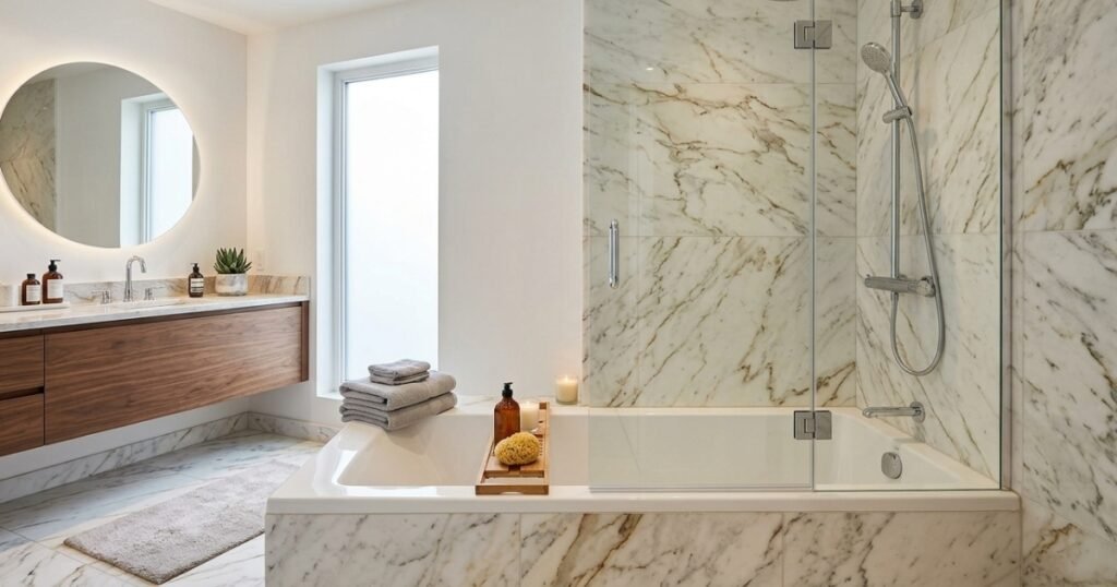 Partial Tub Shower door