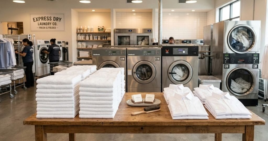 Professional laundry services for convenient clothing care