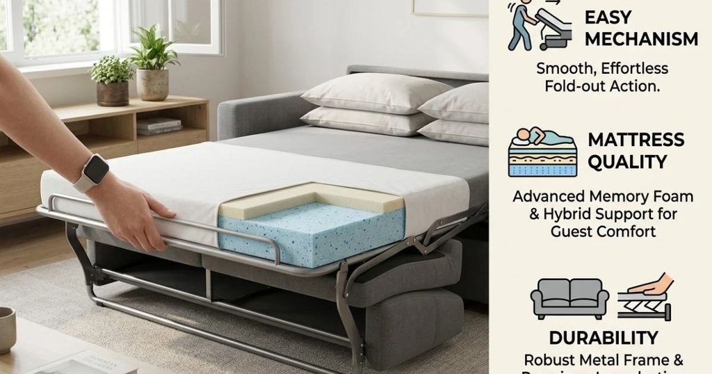features to consider when buying a sofa bed
