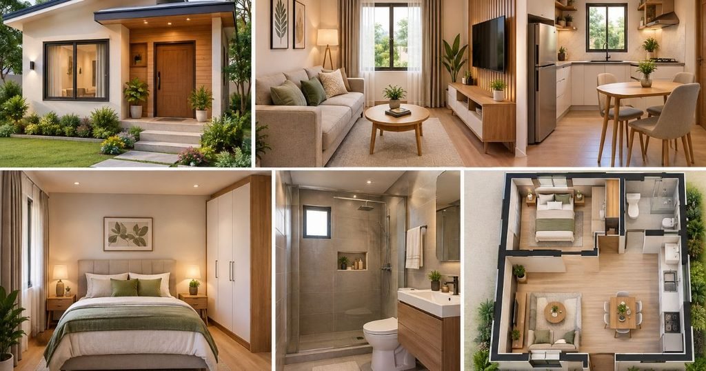 Interior Design For Small House With 1 Bedroom
