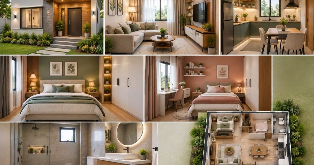Interior Design For Small House With 2 Bedrooms