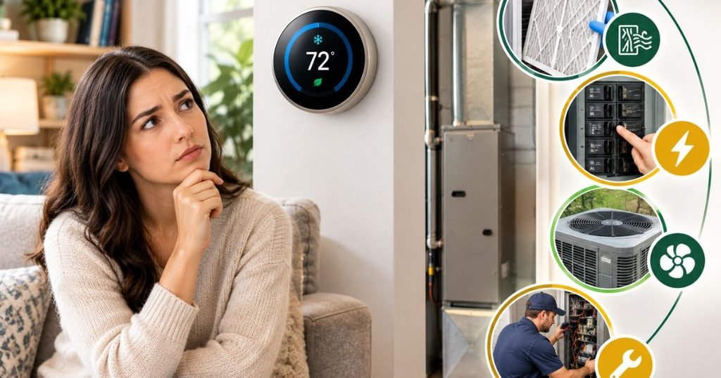 HVAC system troubleshooting when thermostat is not the problem