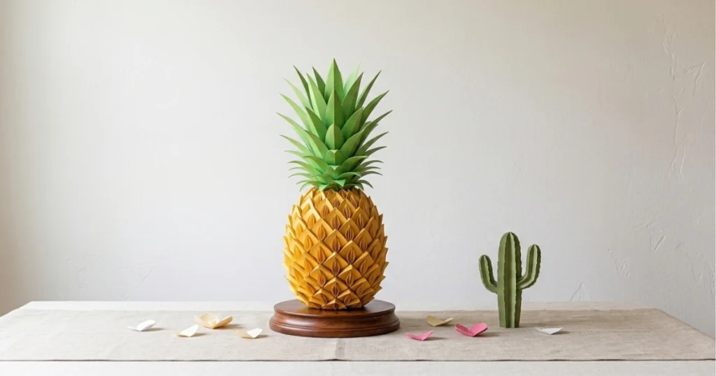 Paper Flower Pineapple