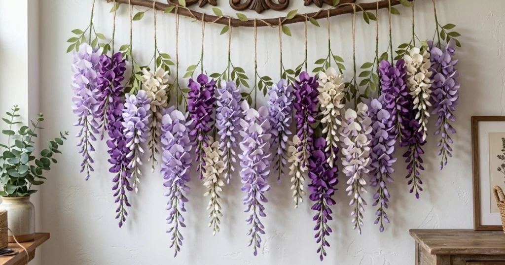Paper Hanging Wisteria