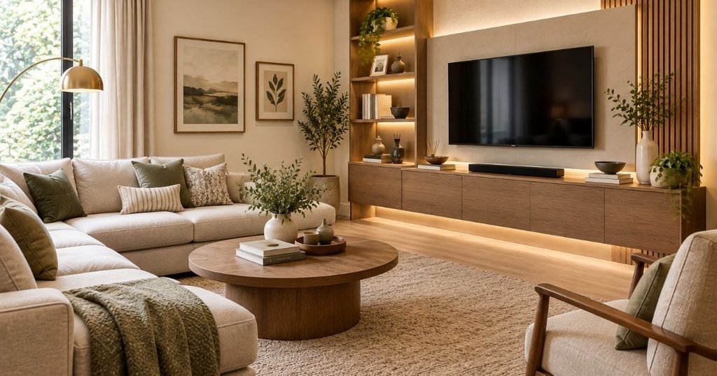 Make the TV Area Part of the Design